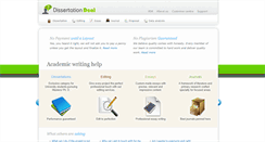 Desktop Screenshot of dissertationdeal.com